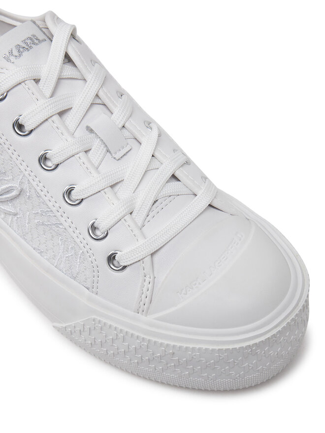 KARL LAGERFELD Trampki KARL LAGERFELD Kampus Max III KL60611F Biały