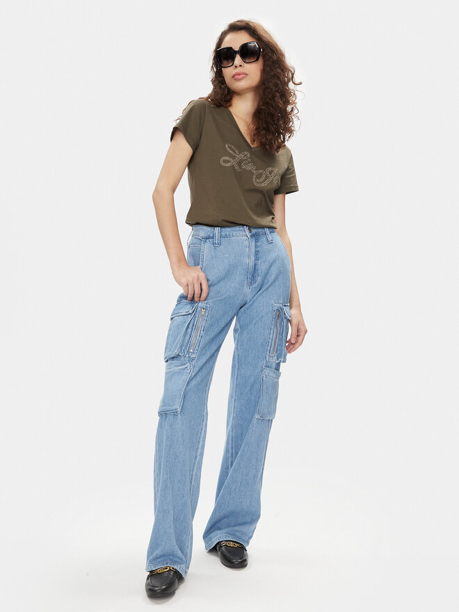 Liu Jo Liu Jo Camiseta MA4337 JS923 Caqui Regular Fit