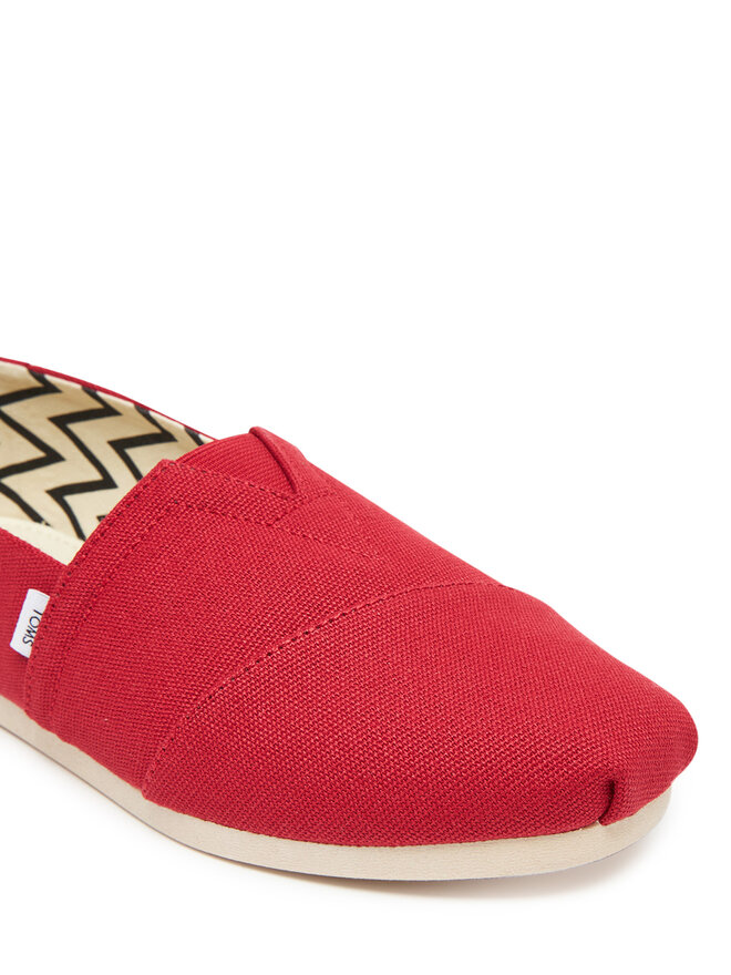 Toms Īsi apavi Toms Alpargata 10017665 Sarkans