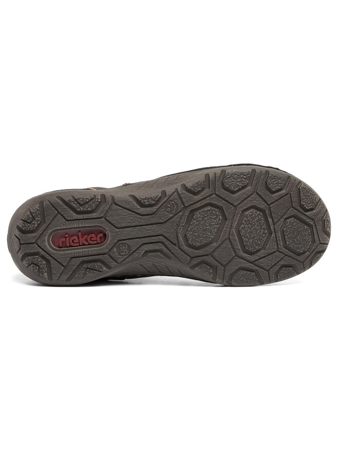 Rieker Kotníková obuv s elastickým prvkem Rieker 52590-54 Khaki