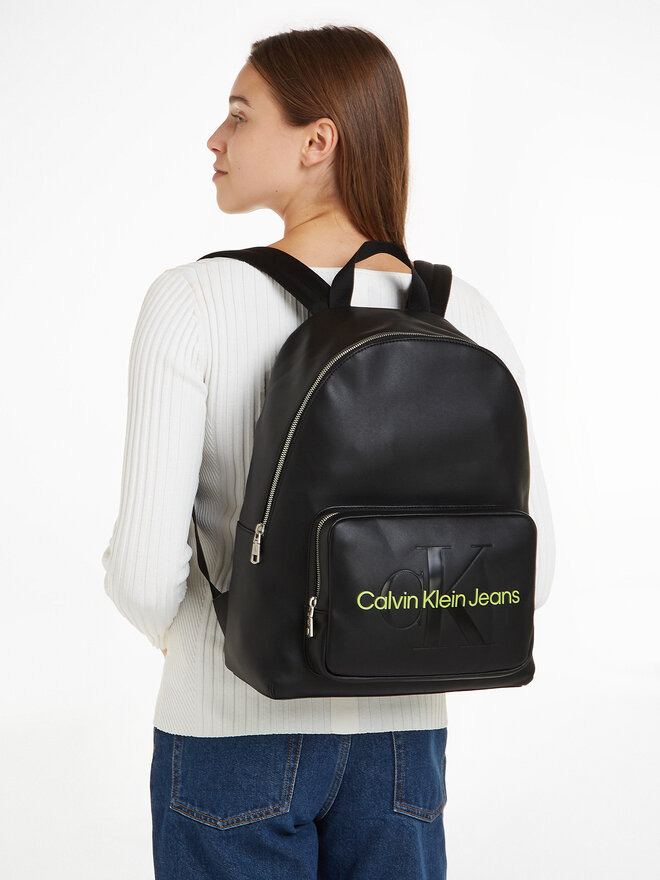 Calvin Klein Jeans Rucksack Calvin Klein Jeans Sculpted Campus Bp40 Mono K60K611867 Schwarz