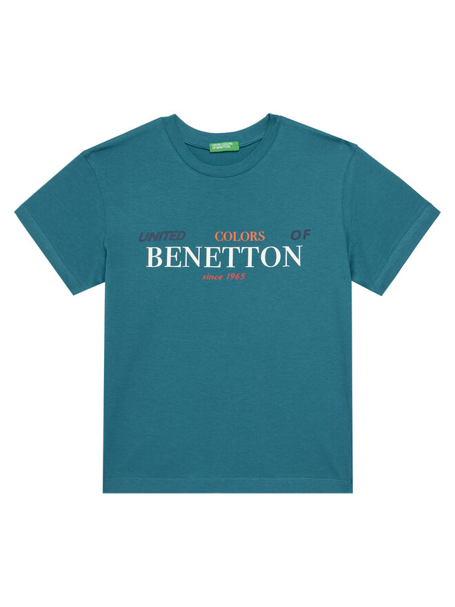 United Colors Of Benetton United Colors Of Benetton T-Shirt 3I1XC10Q4 Blau Regular Fit
