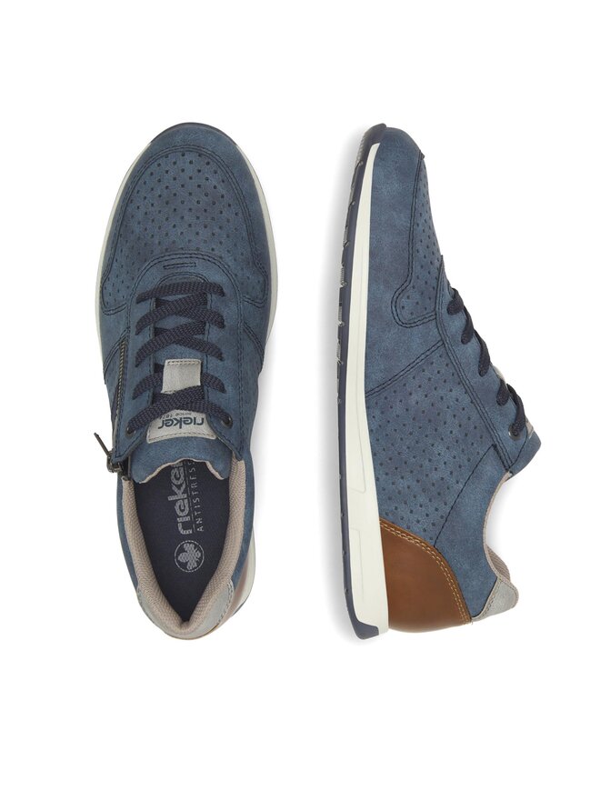 Rieker Sneakersy Rieker 11926-14 Tmavomodrá
