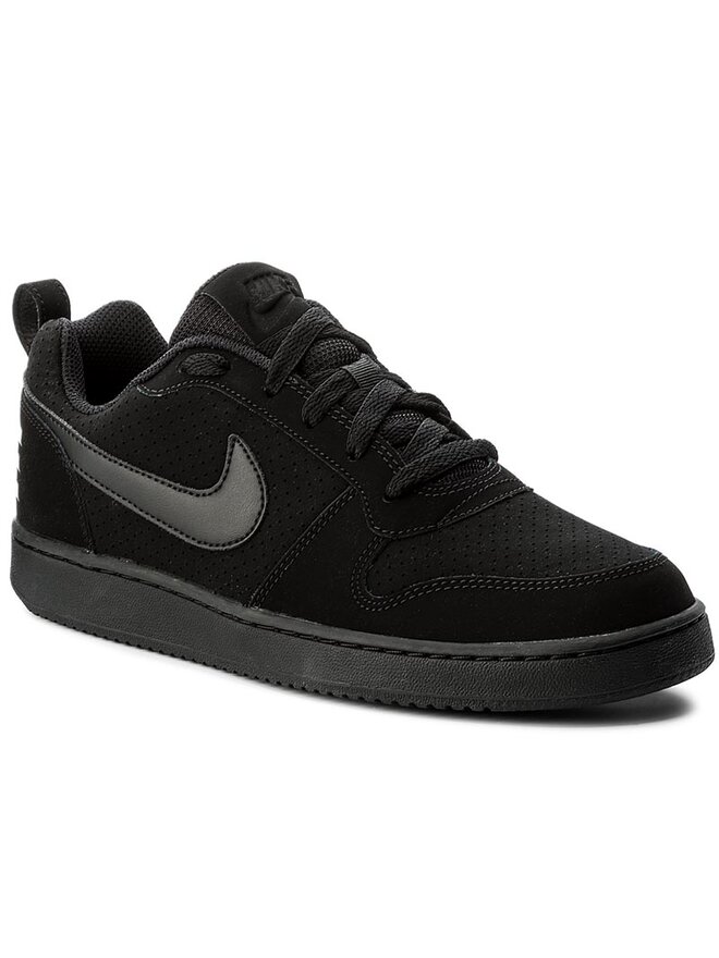 nike black court borough sneakers