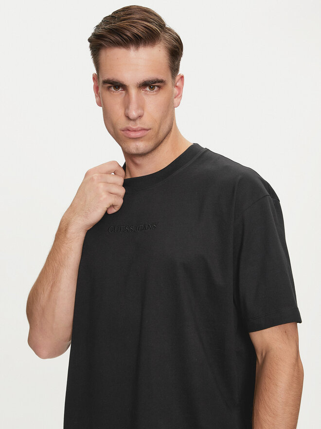 Guess Jeans Guess Jeans Camiseta M4YI44 K8FQ4 Negro Regular Fit