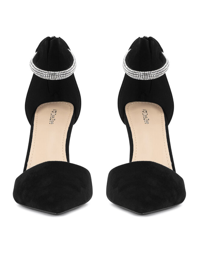 DeeZee Pantofi cu toc subțire DeeZee BG-1818 Negru