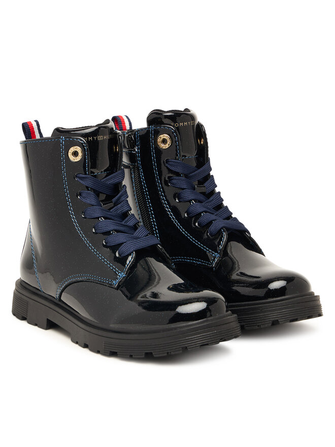 Tommy Hilfiger Schnürschuhe Tommy Hilfiger T1A5-35153-1237 S Dunkelblau