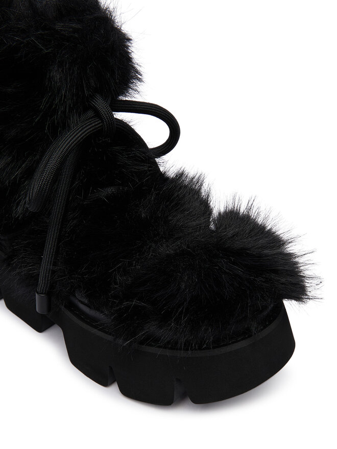 United Nude Schneeschuhe United Nude Stomper Fur Boot 1104801120 Schwarz