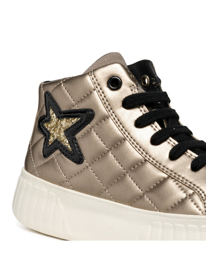 直営店に限定 J46DVA Girl Mikiroshi J Geox Sneakersy 000NF Złoty M C2229 その他