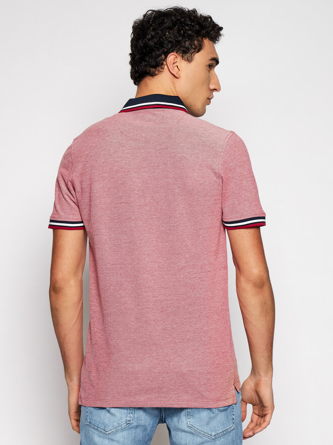 Jack&Jones Jack&Jones Polo marškinėliai Paulos 12136668 Raudona Slim Fit