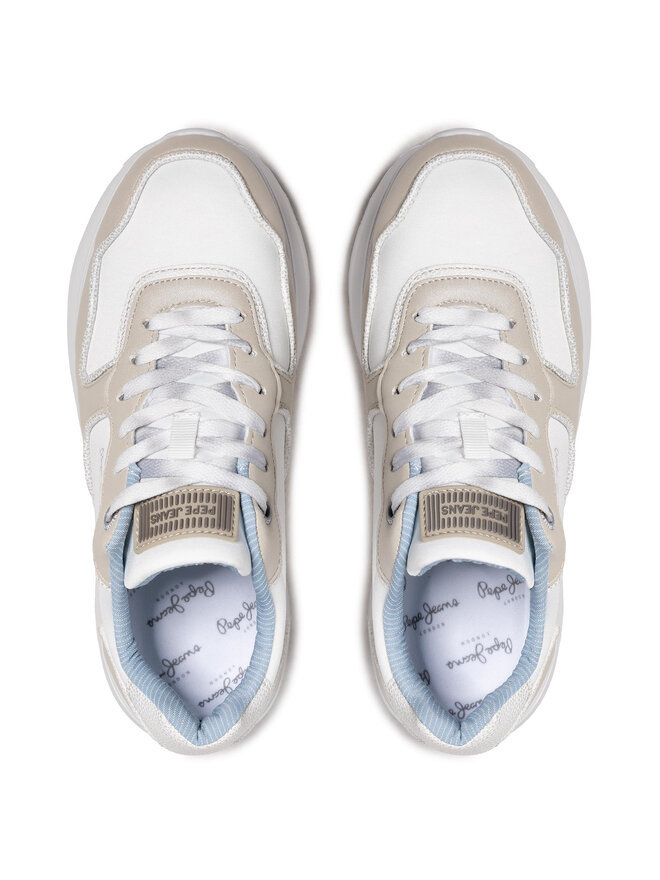 Pepe Jeans Sneakers Pepe Jeans Peckam Block PLS31128 Weiß