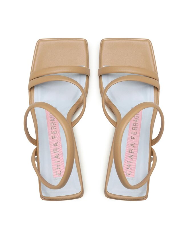 Chiara Ferragni Sandały Chiara Ferragni CF3134 002 Brązowy