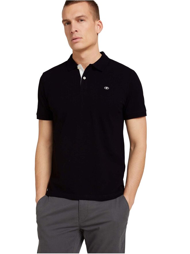 Tom Tailor Tom Tailor Pólóing 1027713 Fekete Regular Fit