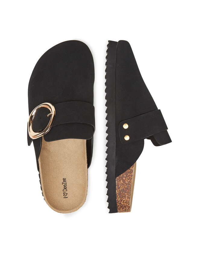DeeZee Pantoletten DeeZee T0613-61 Schwarz