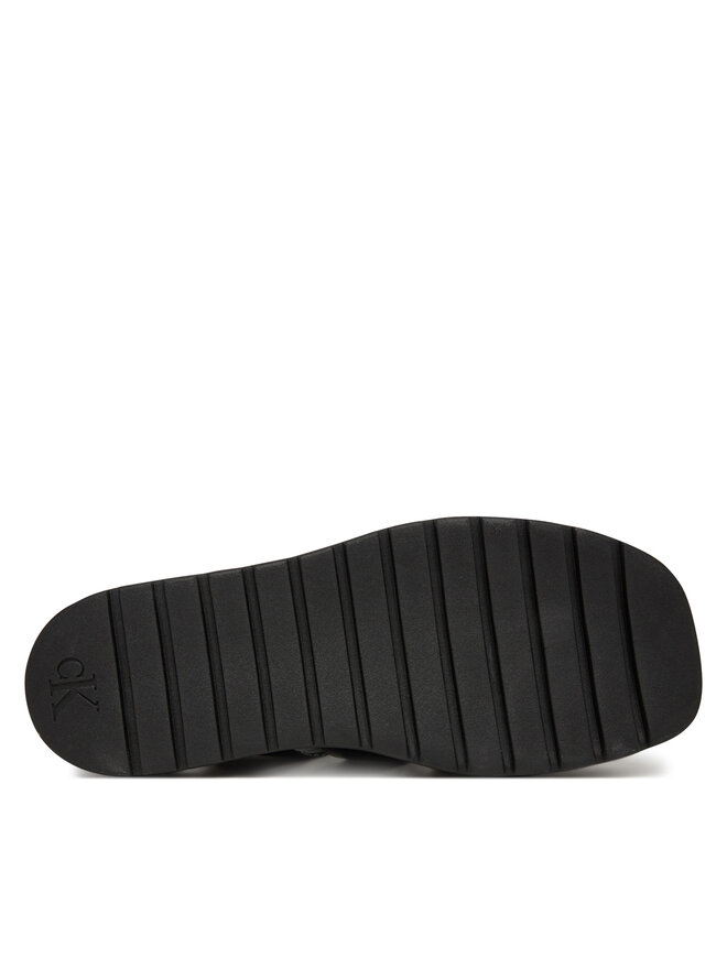 Calvin Klein Jeans Sandały Calvin Klein Jeans Sq Molded Sdl Fisherman Mg Wn YW0YW01700 Czarny