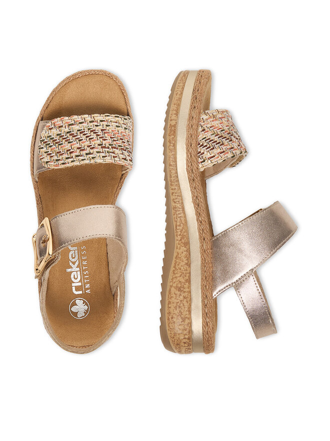 Rieker Sandalen Rieker CEO-V0951-90 Goldfarben
