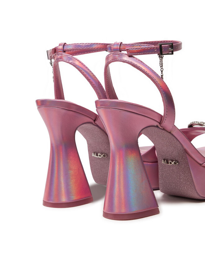 Sandalias Plataforma Aldo Barbieparty Heeled Mujer Rosas En Las