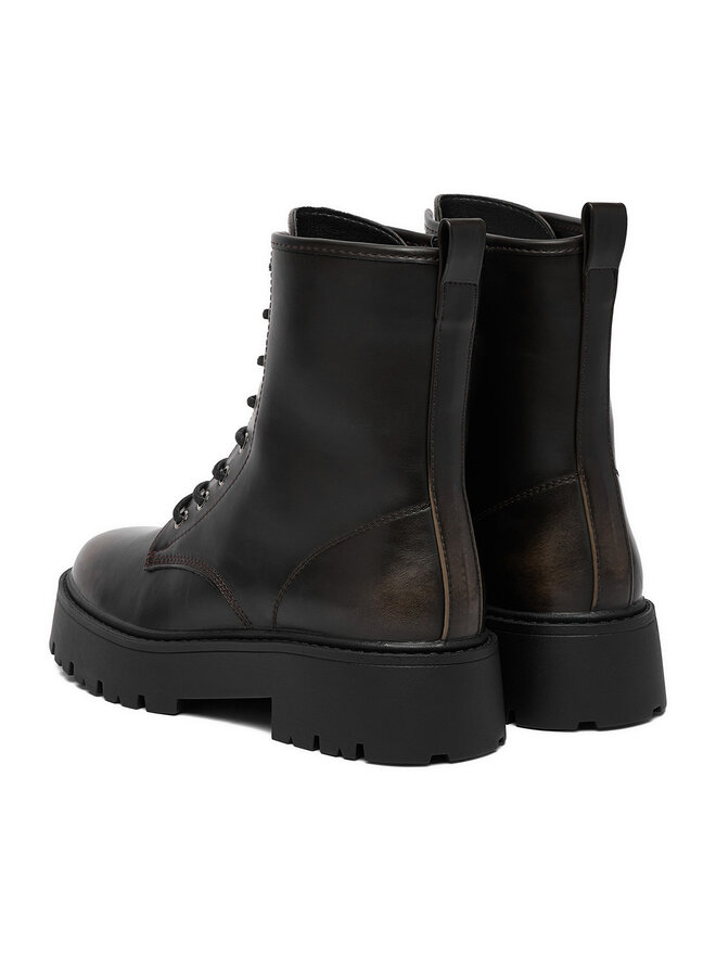 DeeZee Schnürschuhe DeeZee CEO-AW0822 Dunkelbraun