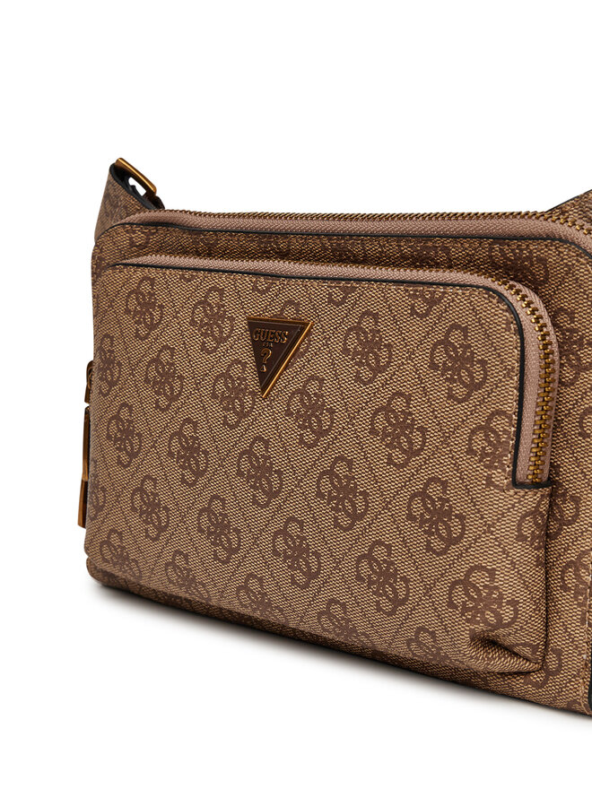 Guess Saszetka nerka Guess MIlano HMMILO P5214 Brązowy