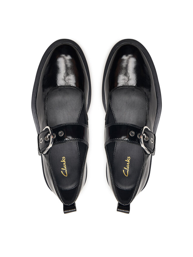 Clarks Туфлі Clarks Previa Bar 26329411 Чорний