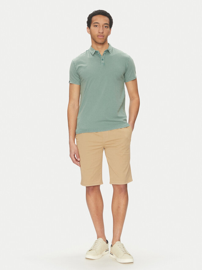 INDICODE INDICODE Majica Injamiro 41-143 Modra Regular Fit