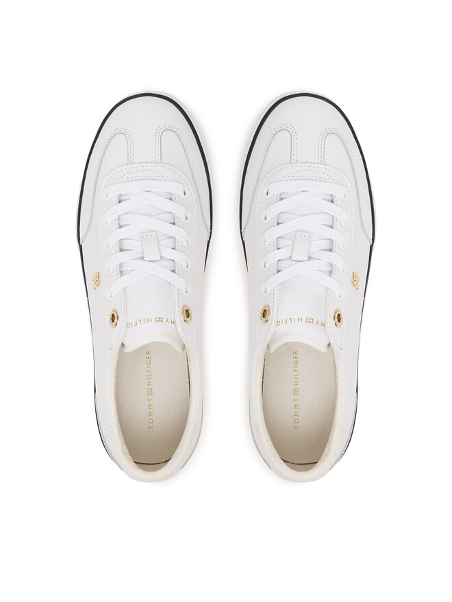 Tommy Hilfiger Sneakers Tommy Hilfiger Th Chic Low Profile Vulc FW0FW09104 Weiß