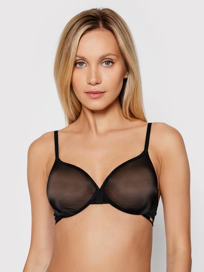 Gossard Gossard Melltartó alsó huzallal Glossies Sheer Moulded 6271 Fekete