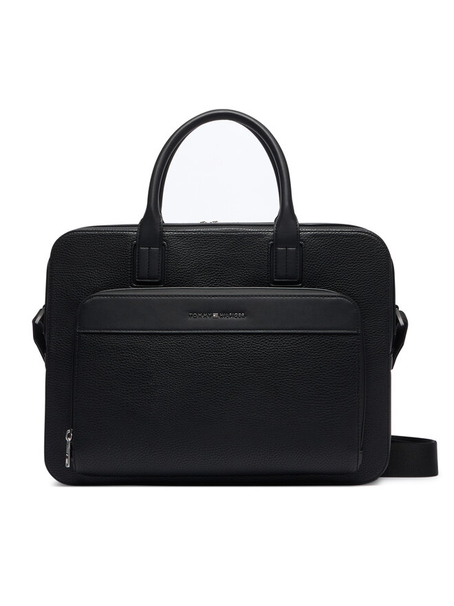 Tommy Hilfiger Laptoptasche Tommy Hilfiger Th Central Slim Computer Bag AM0AM14730 Schwarz