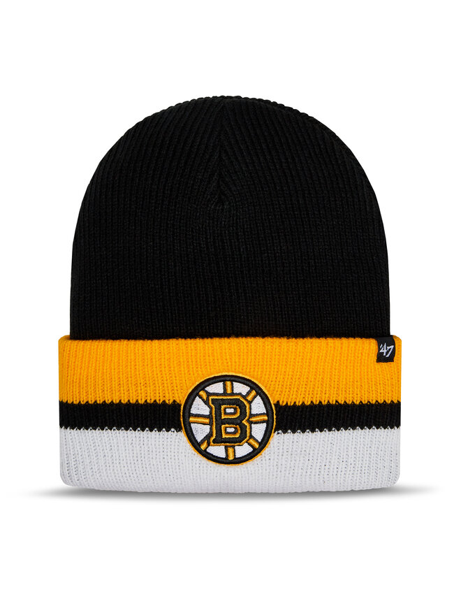 47 Brand Czapka 47 Brand NHL Boston Bruins Split Cuff '47 H-SPLCC01ACE-BK Czarny