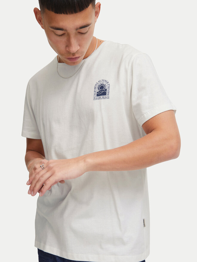 Blend Blend Camiseta 20716481 Blanco Regular Fit