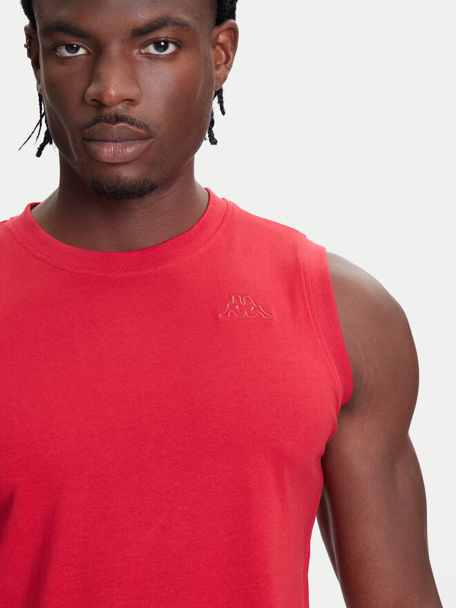 Kappa Kappa Trikó Logo Corpo Cadwal 303HZB0 Piros Regular Fit