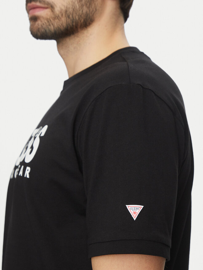 Guess Guess Marškinėliai F5GI11 I3Z14 Juoda Oversize