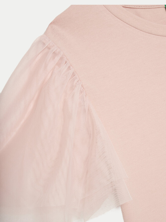 United Colors Of Benetton United Colors Of Benetton Camiseta 3Q8DC10LW Rosa Regular Fit