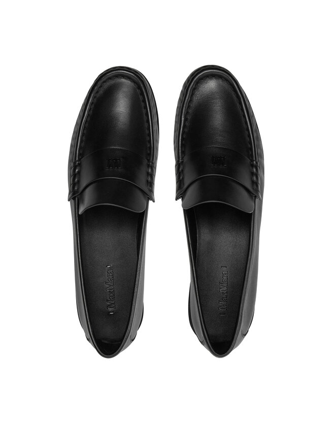 Max Mara Mokasyny Max Mara Mmloafer 24245262316 Czarny