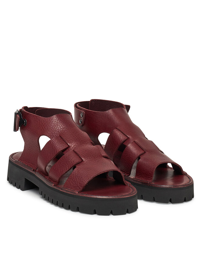 Fracap Sandalen Fracap D031 Dunkelrot