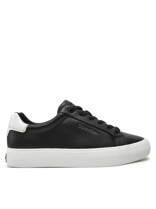 Calvin Klein Sneakersy Calvin Klein Vulc Lace Up Texture Fox - Lth HW0HW02439 Czarny
