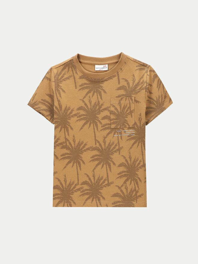 Coccodrillo Coccodrillo T-shirt WC4143203NWK Bež Regular Fit
