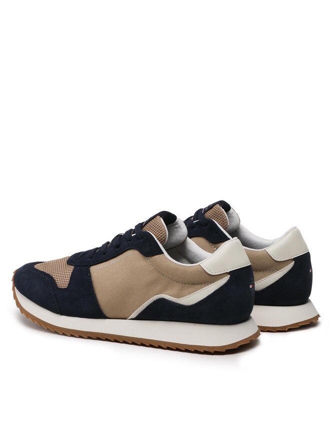 Tommy Hilfiger Снікерcи Tommy Hilfiger Runner Evo Mix FM0FM04478 Cиній