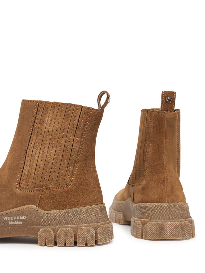 Weekend Max Mara Stiefeletten Weekend Max Mara Genepi 2625796075 Hellbraun