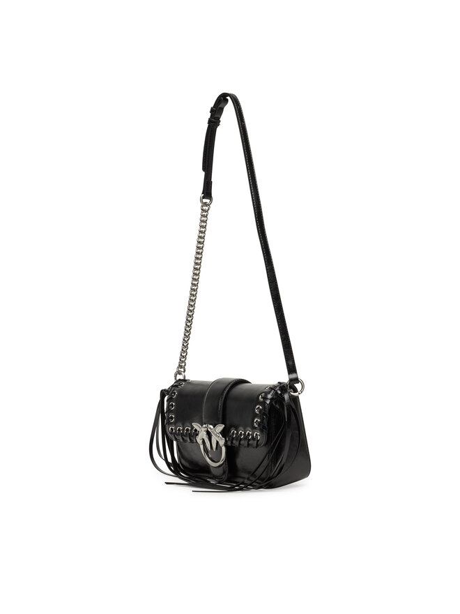 PINKO Τσάντα PINKO Love One Mini Slouchy Fl PE 25 PLTT 104340 A28D Μαύρο
