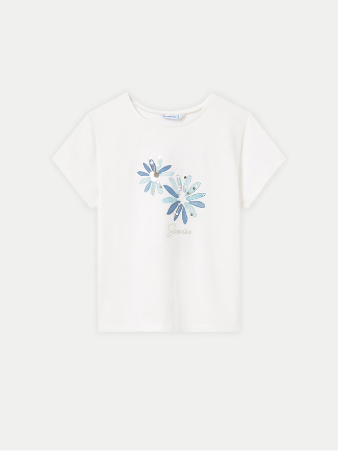 Mayoral Mayoral Camiseta 6020 Écru Regular Fit