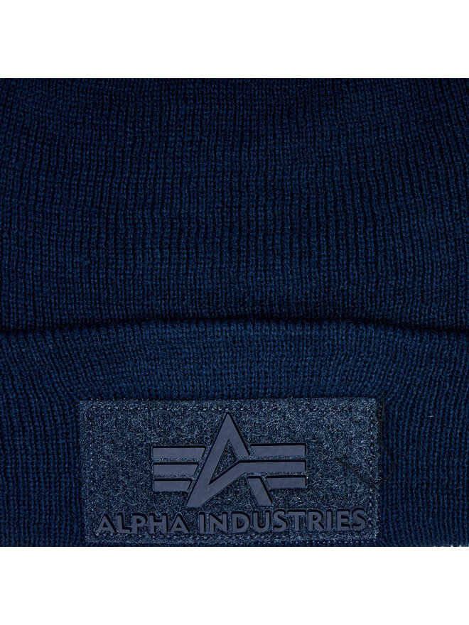 Alpha Industries Cepure Alpha Industries VLC Beanie 118943 Tumši zils