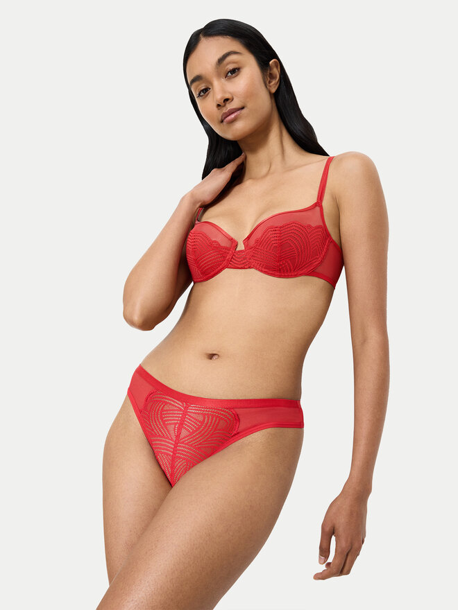 Triumph Triumph Бюстгальтер з підкладкою Delightful Spotlight 10219854 Червоний