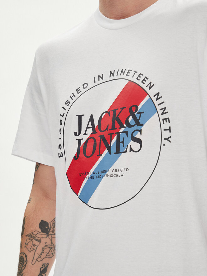 Jack&Jones Jack&Jones Camiseta Loof 12248624 Blanco Standard Fit