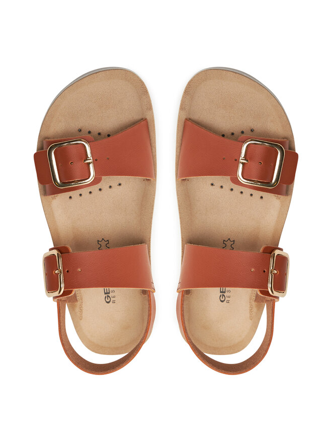 Geox Sandály Geox J Sandal Costarei Gi J45EAD 000BC C5046 D Béžová
