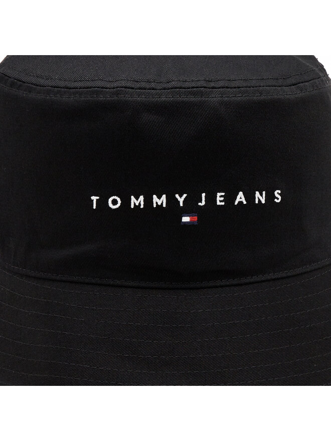 Tommy Jeans Kapelusz Tommy Jeans Tjm Linear Logo Bucket Hat AM0AM12895 Czarny