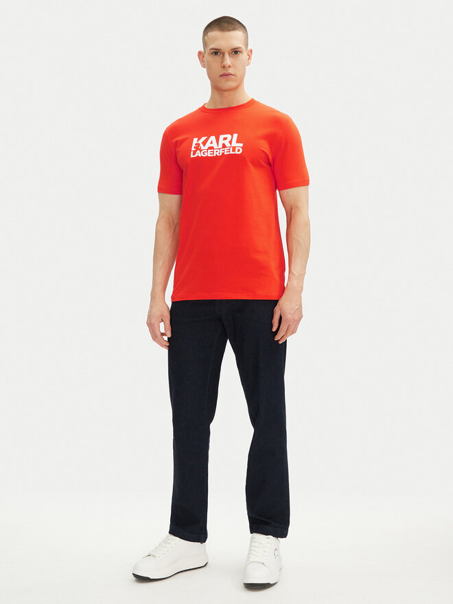 KARL LAGERFELD KARL LAGERFELD Camiseta 755087 552235 Rojo Regular Fit