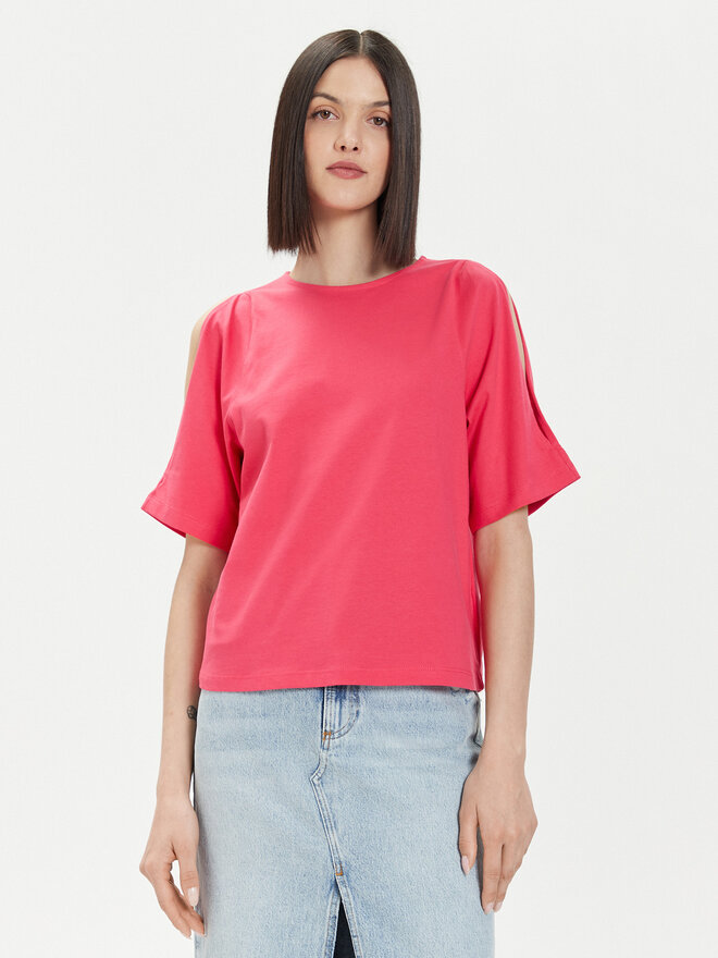 United Colors Of Benetton United Colors Of Benetton Marškinėliai 3BL0D1078 Rožinė Regular Fit