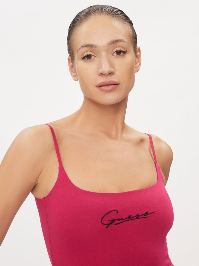 Guess Guess Top Signature V4RP06 J1314 Rosa Regular Fit