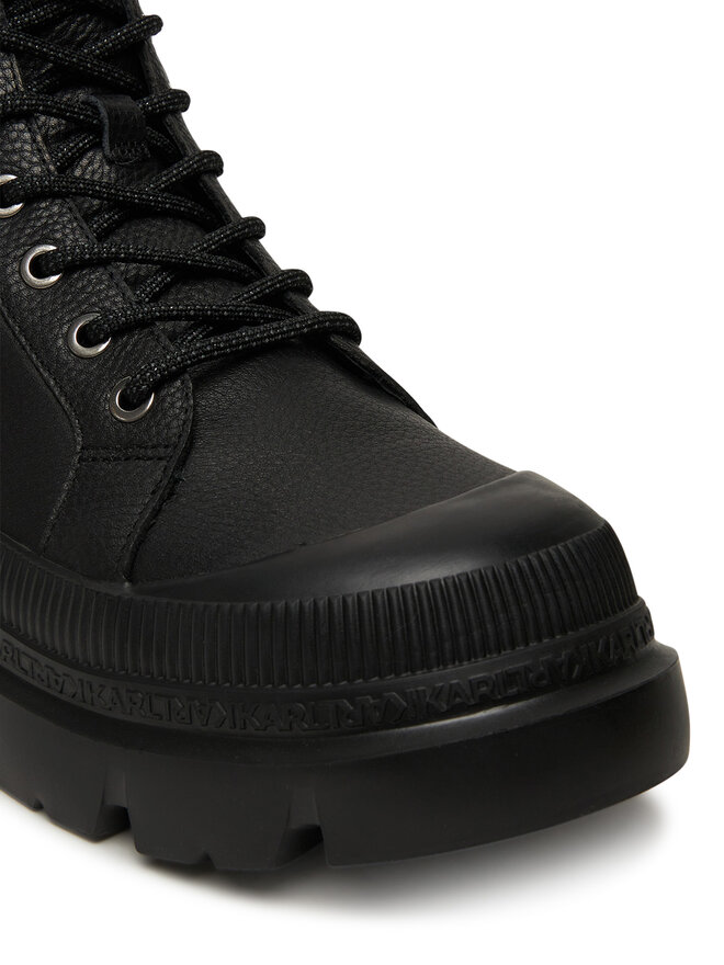 KARL LAGERFELD Bakancs KARL LAGERFELD Trekka Max Lock KL43542 Fekete